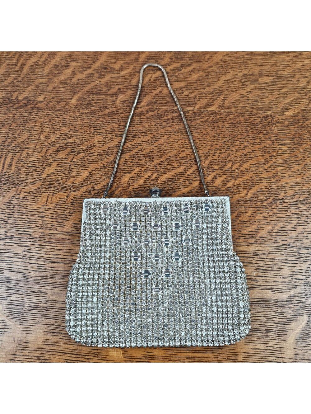 Vintage 1950s Walborg West Germany Rhinestone Evening Purse Crystal Bag